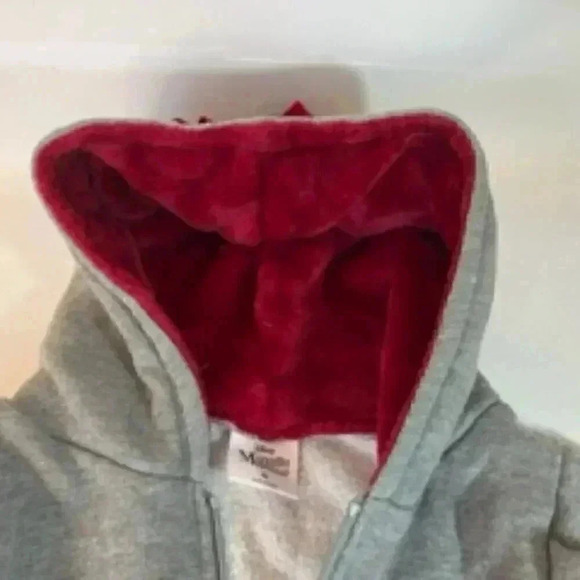 Disney Minnie Mouse Zip Front Girls Hoodie‎ Size 6 - Picture 5 of 9